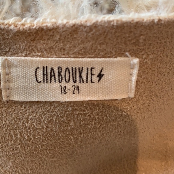 NWOT Chaboukie faux Shearling and Suede Jacket - Picture 3 of 4